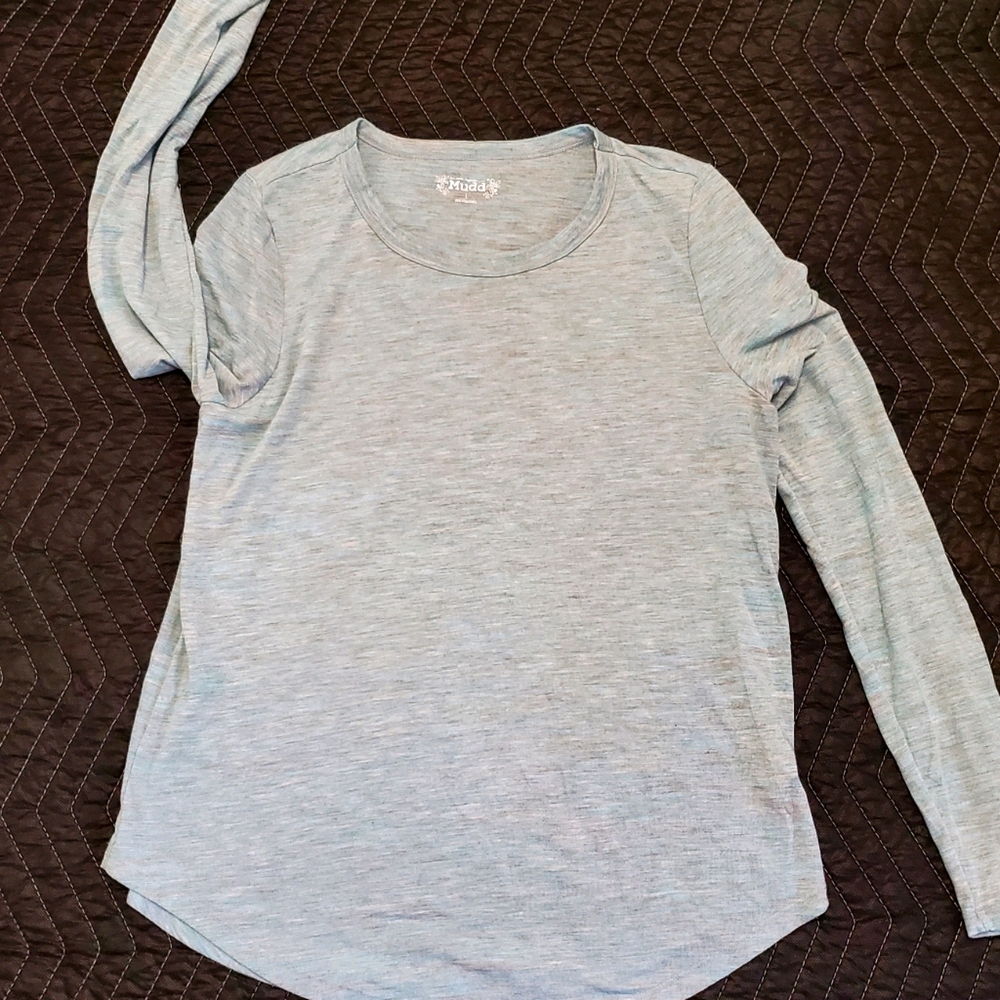 Mudd cotton long sleeve striped t-shirt